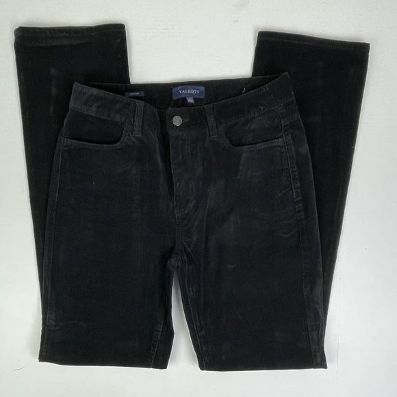 Talbots Pants - Talbots Heritage Corduroy Pants Black Straight Mid R Cotton Women’s 6‎ 30X30 EUC